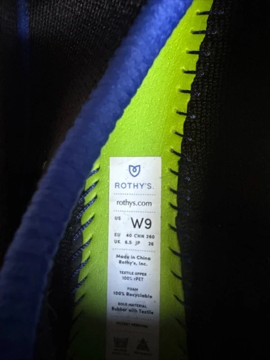 Rothy's Black Knit Slip-On Loafers - Picture 6 of 6